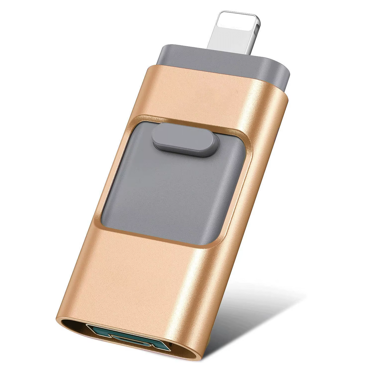 MemoryMax™  | 4-in-1 Flash Drive (Any Device: USB-C, Lightning, USB-A, and Micro-USB)